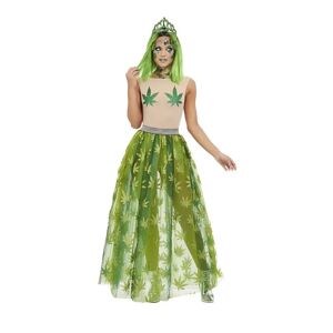 Smiffys - Cannabis Queen, Kostüm Für Damen, Grün Größe 40-42