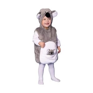 Na - Kostüm Für Kinder, Koala Mit Babykoala, 116-128, Grau