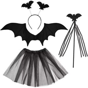 Boland - Fledermaus Set Mit Tutu, One Size, Orange