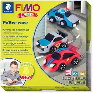 Fimo - Modelliermasse, Police Race, 15.5x15.6x2.2cm, Multicolor