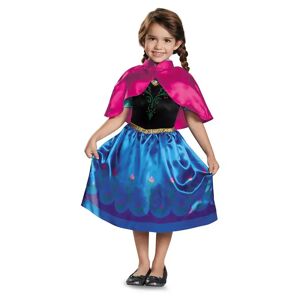 Disguise - Disney Frozen Anna Travelling Classic Costume, S, Multicolor