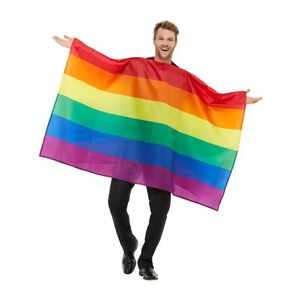 Smiffys - Rainbow Flag Kostüm, Multicolor