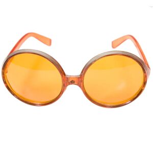 buttinette Brille, orange - Size: 7 cm Ø