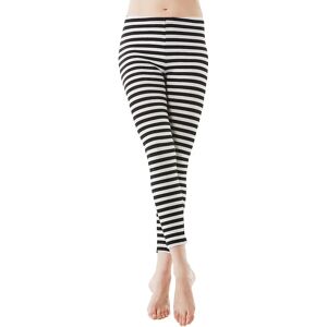 buttinette Leggings Ringel, schwarz/weiss - Size: Gr. S/M