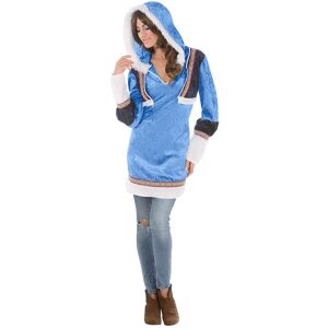 buttinette Eskimo-Kostüm Adya für Damen, eisblau - Size: Gr. 42