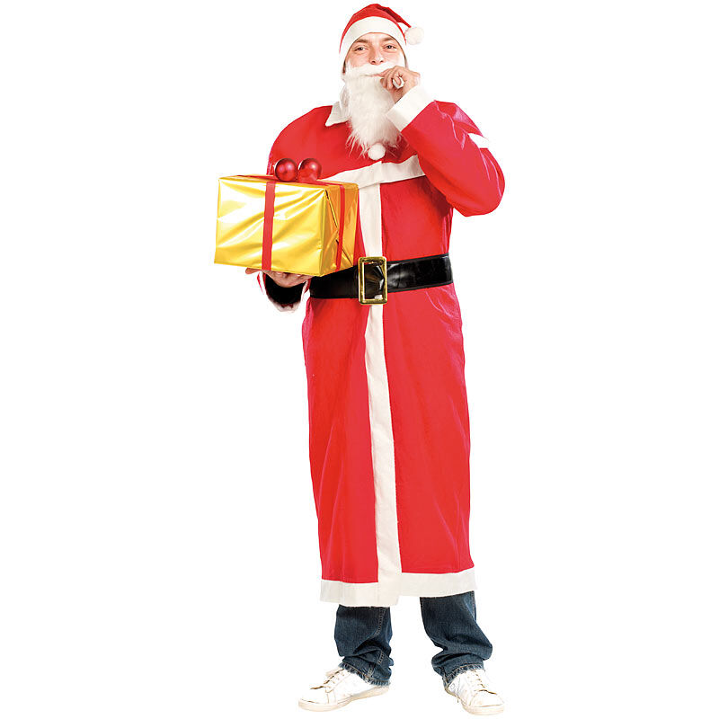 infactory 5-teiliges Weihnachtsmann-Kostüm