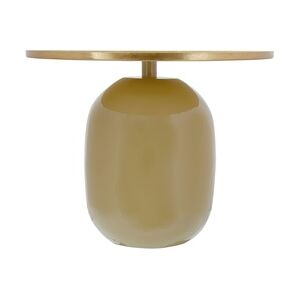 Lalee.Avenue Beistelltisch Esmeralda Deco 500 Hellkhaki / Gold