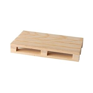 PAPSTAR 30 Trays für Fingerfood, Holz 2 cm x 8 cm x 13 cm