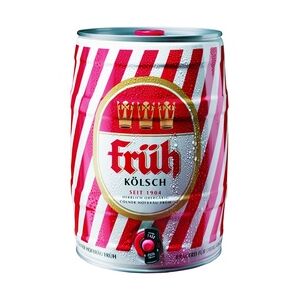 Früh Kölsch Bier 5 l Party-Fass mit Zapfhahn