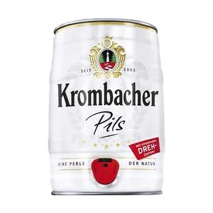 Krombacher Pils Bier 5 l Party-Fass