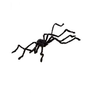 KARNEVAL-MEGASTORE Riesenspinne Halloween-Deko schwarz 100cm
