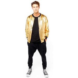 Amscan Hip Hop Rapper Jacke gold unisex Gold M unisex