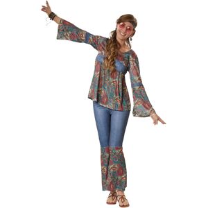 tectake Frauenkostüm Hippie Girl Harmony - XXL