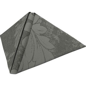 Serviette Dunilin Royal granite grey 40x40 cm 1/4 Falz 45 Stück