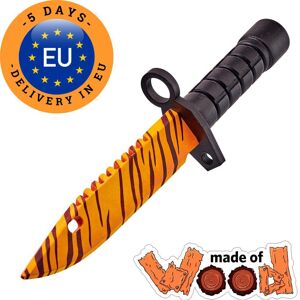 Maskbro Gaming Cs2 Cs:Go Holzbajonett M9 Tiger Tooth, 11-112-1,Gelb