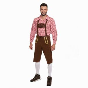 Trachtenset Herren Oktoberfest-Kostüm MIESEPETER® rot XL rot Herren