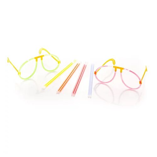 Knicklichter "Brillen", 6 Stück