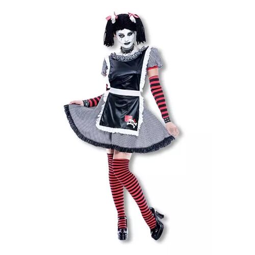 Karneval Universe Schlenkerpuppen Gothic Kostüm M -Emo Outfit-Halloween Kostüm