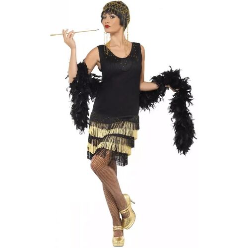 Karneval Universe 20er Jahre Flapper Kostüm mit Fransen für Fasching L