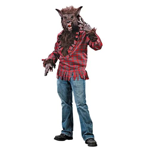 Karneval Universe Werwolf Kostüm Braun für Halloween & Fasching