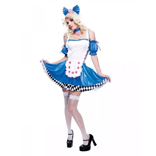 Karneval Universe Alice im Wunderland Kostüm Märchen Kostüm L