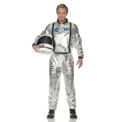 Karneval Universe Astronauten Männerkostüm silber  JETZT kaufen! Standard 50-52