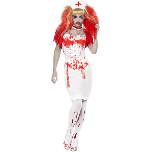 Karneval Universe Sexy Zombie Krankenschwestern   Blutiges Krankenschwestern Kostüm für Halloween M