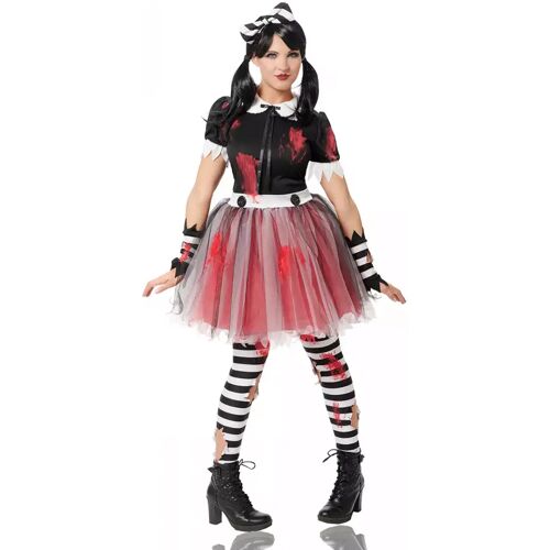 Karneval Universe Blutiges Crazy Doll Kostüm  Ragged Doll Kostüm L