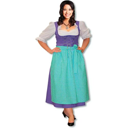 Karneval Universe Dirndl Kostüm lila Plus Size   Bayerische Trachten Kostüme kaufen 42