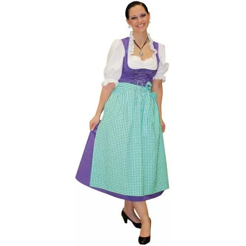 Karneval Universe Dirndl Kostüm lila als Trachten Kostüm M