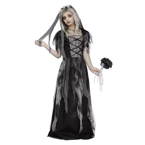 Karneval Universe Halloween Brautkleid Kinderkostüm mit Schleier  Edle Halloween Teenager Kleider M