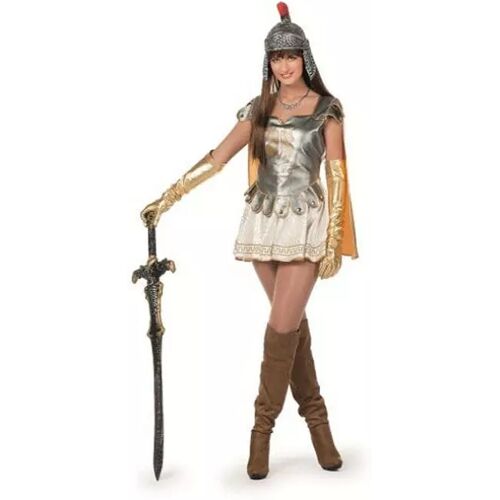 Karneval Universe Sexy Gladiatorin Kostüm   Spartanerin Minikleid für Frauen zu Fasching XL 48-50