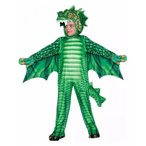 Karneval Universe Kleinkinder Kostüm grüner Drache  für Karneval L (2-4 Jahre)