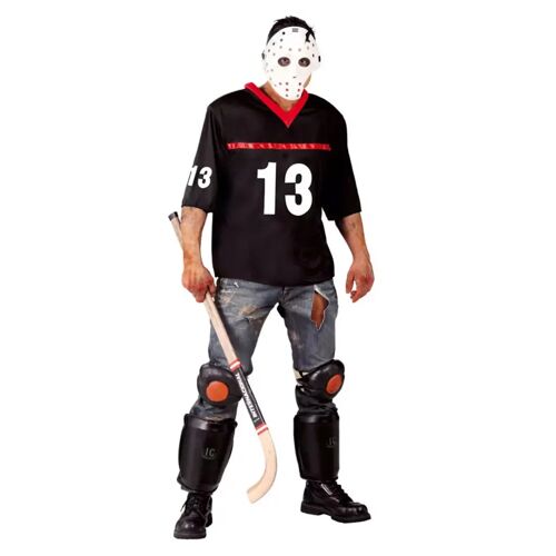 Karneval Universe Eishockey Herrenkostüm mit Maske  Serienkiller Halloween Kostüm One Size