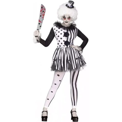 Karneval Universe Killer Clown Damenkostüm für Halloween M/L