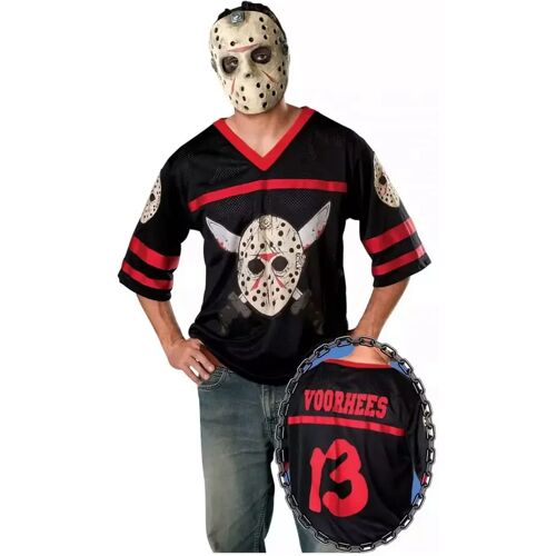 Karneval Universe Kostümshirt Jason mit Maske aus Camp Crystal Lake One Size