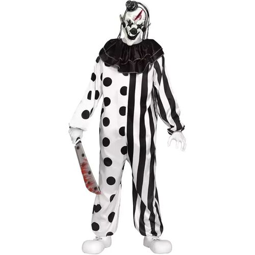 Karneval Universe Killer Clown Kostüm für Teenager  Halloween Verkleidung One Size