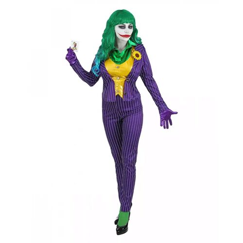 Karneval Universe Crazy Joker Damenkostüm als Faschingskostüm S