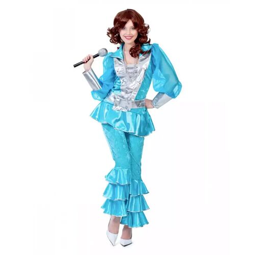 Karneval Universe Türkises 70s Mama Mia Deluxe Kostüm für Damen 40