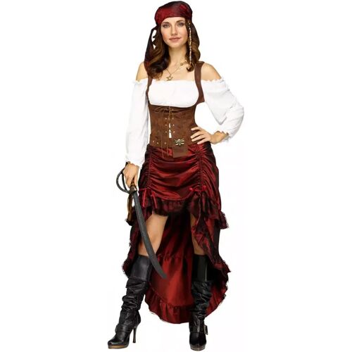 Karneval Universe Sexy Piratenkönigin Damenkostüm für Fasching M/L