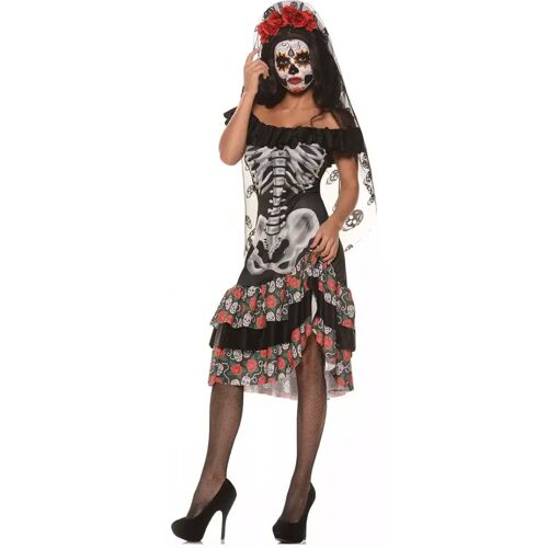 Karneval Universe Sugar Skull Queen Damenkostüm  Day of the Dead Kostüm M