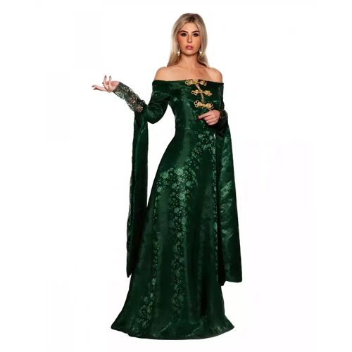 Karneval Universe Königin der Renaissance Kostüm Grün ➔ M