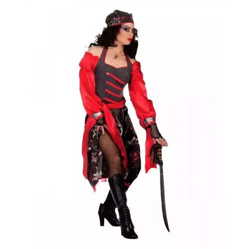 Karneval Universe Totenkopf Piratin Kostüm Plus Size kaufen XL / 44
