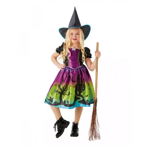 Karneval Universe Niedliche Halloween Hexe Kinderkostüm ★ L