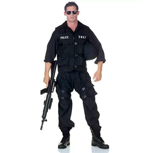 Karneval Universe S.W.A.T. Männer Kostüm US Polizei Kostüm