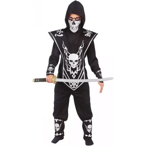 Karneval Universe Totenkopf Ninja Kinderkostüm für Halloween L