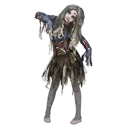 Karneval Universe 3D Zombie Mädchenkostüm    Zombie Girl 3D Verkleidung L