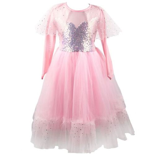 Great Pretenders Kostüm – Prinzessinnenkleid – Pink m. Paillette – 3-4 Jahre (98-104) – Great Pretenders Kostüm