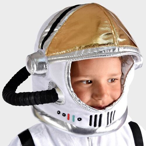 Den Goda Fen Kostüm – Astronautenhelm – Weiß – One Size – Den Goda Fen Kostüm