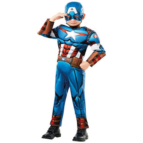 Rubies Kostüm – Marvel Captain America – 3-4 Jahre (98-104) – Rubies Kostüm